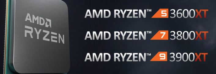 AMD Ryzen 9 3900XT, Ryzen 7 3800XT & Ryzen 5 3600XT  top